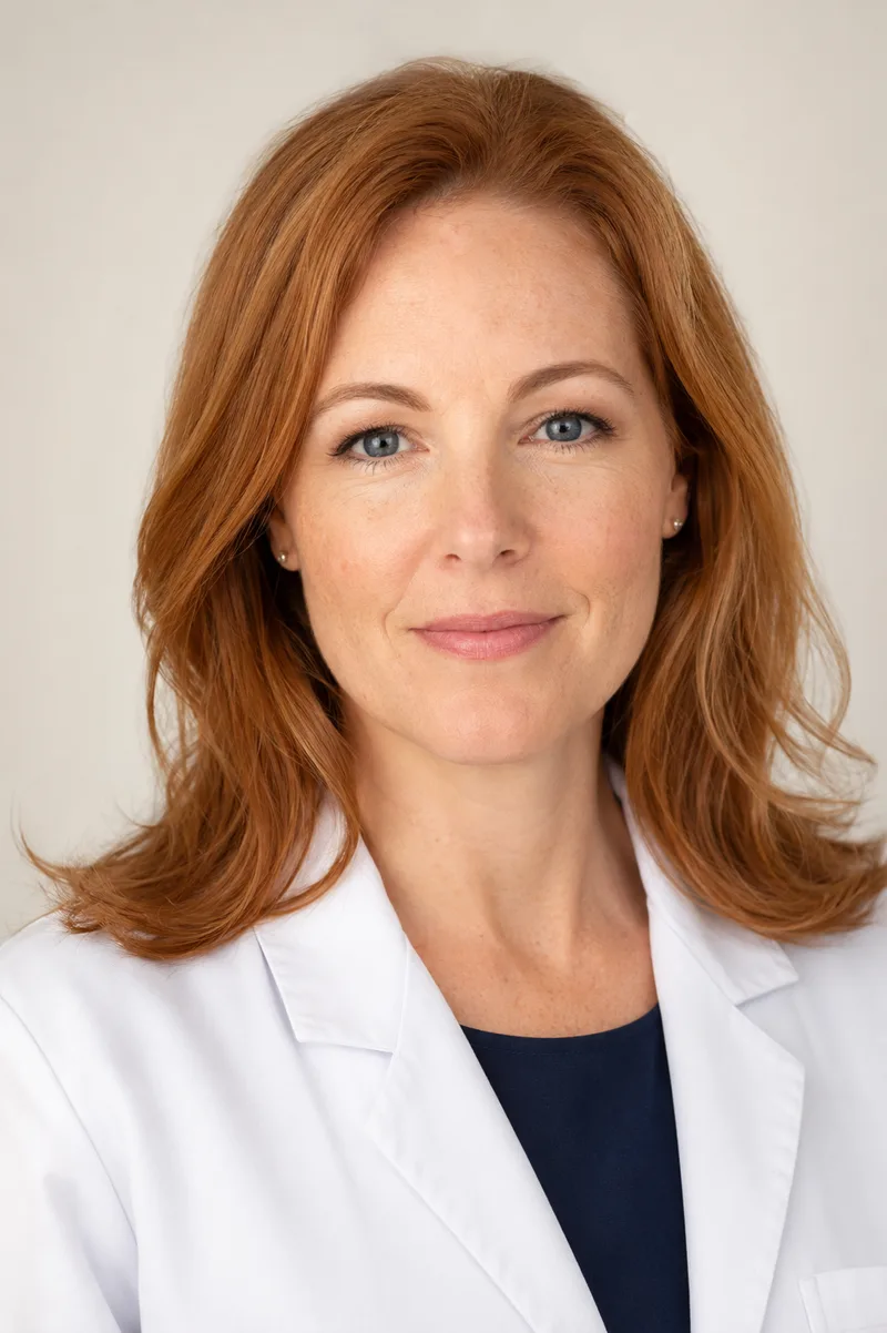 Portrait of Dr. Eleanor Hayes.